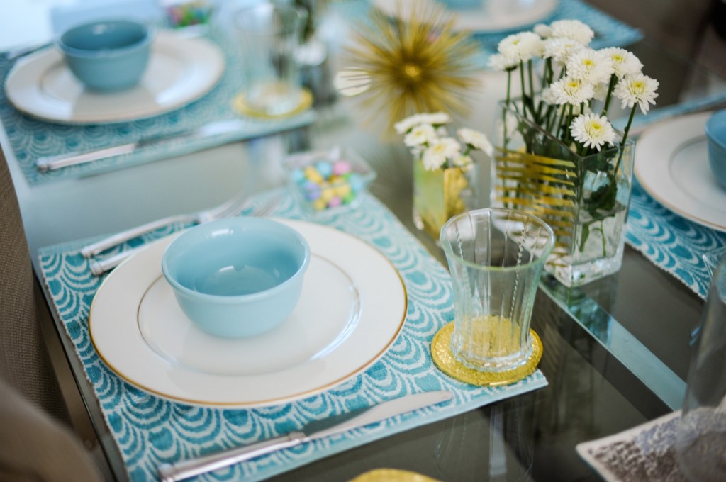 Spring and Easter Table by FashionableHostess.com